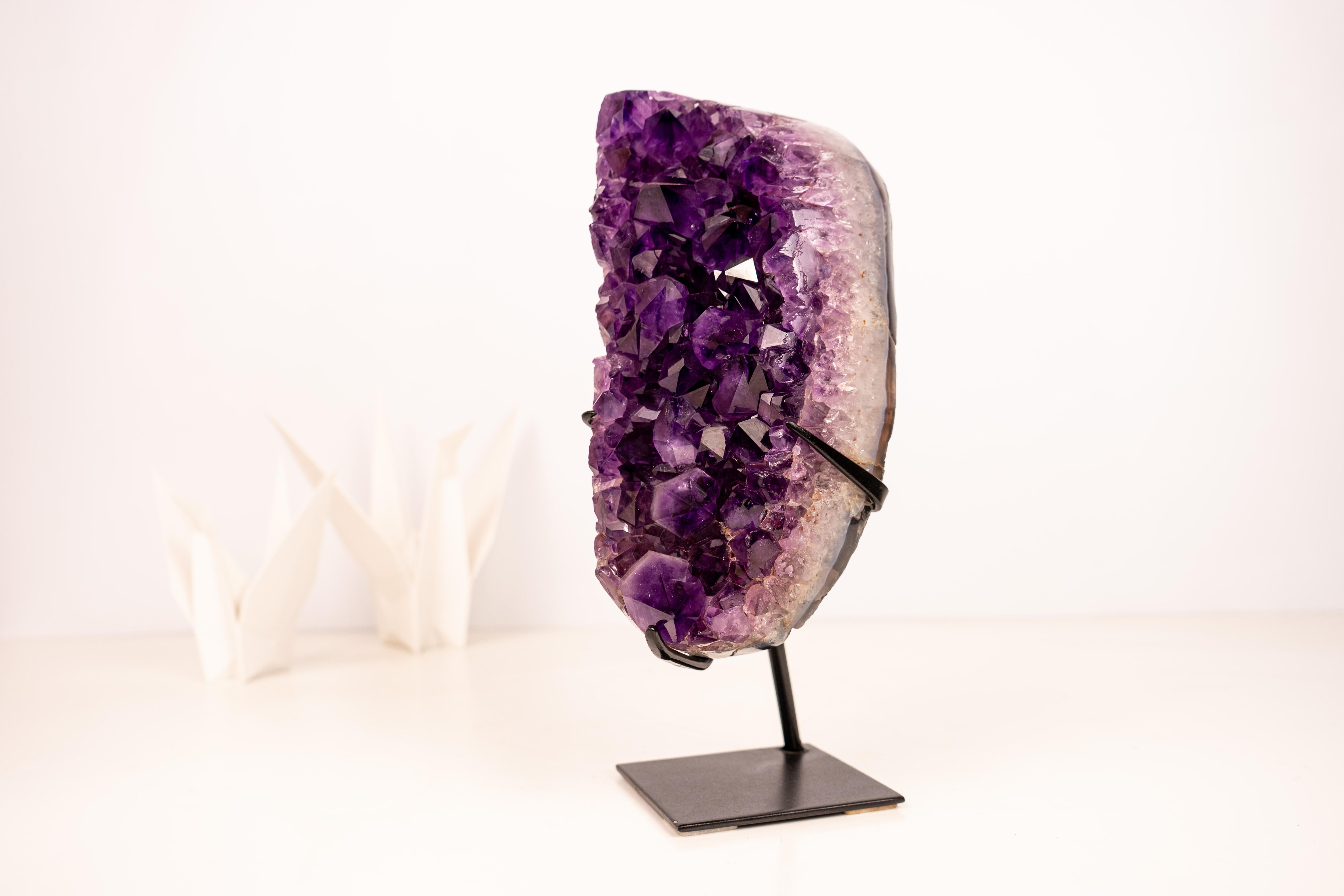 Natural High-Grade Amethyst Cluster Cristal en venta