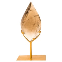 Natural High-Grade Smoky Quartz Flame Generator