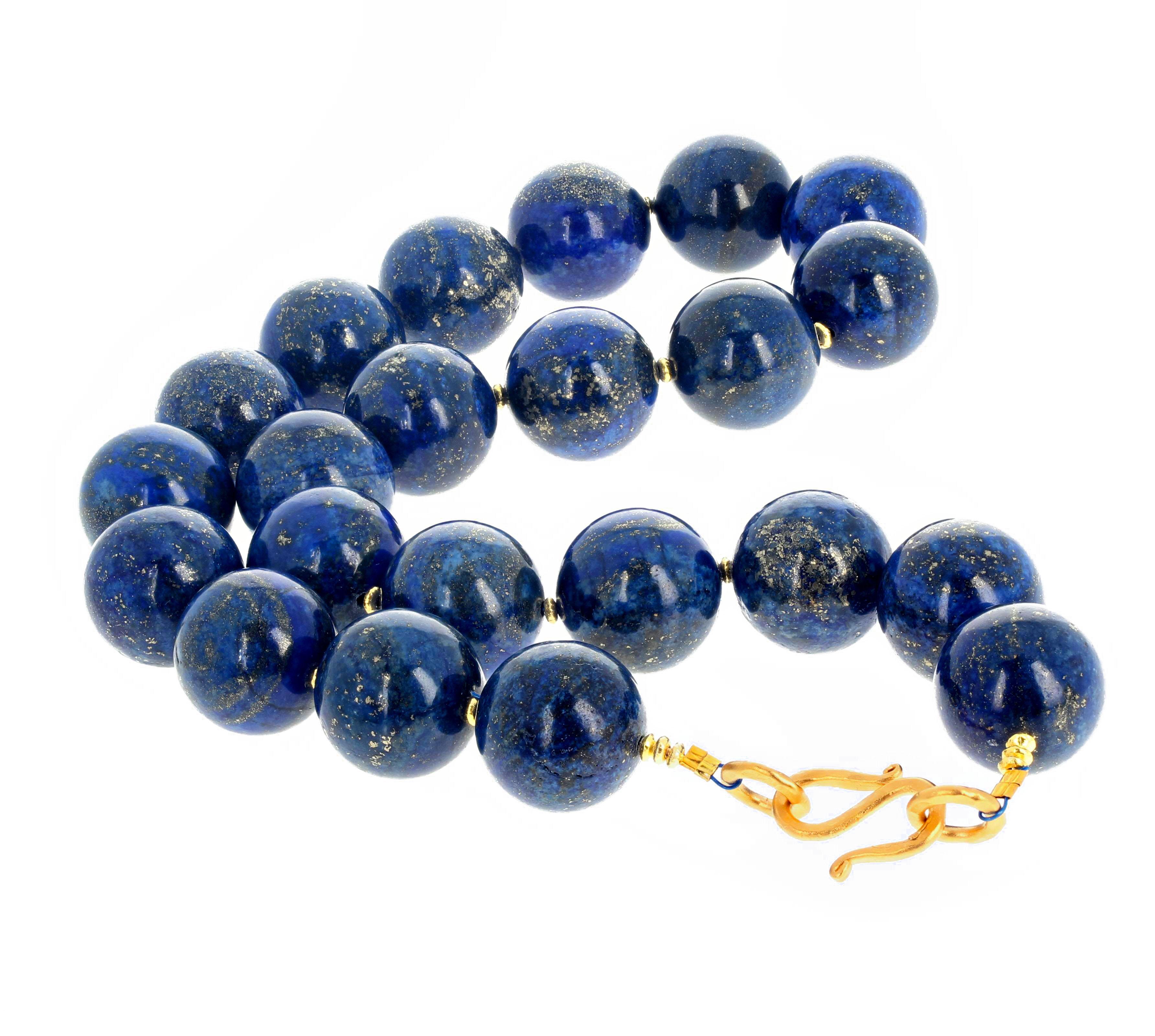 lapis lazuli with gold flecks