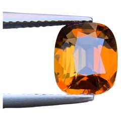 Turmalina natural marrón miel 2,38 quilates talla cojín gema suelta para anillo