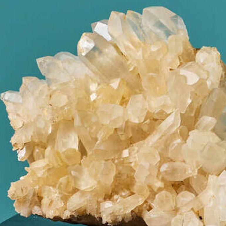 Malagasy Natural Honey Quartz Crystal Specimen For Sale