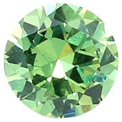 Natürlicher Schachtelhalm 0.54 Karat Russischer Demantoid Loser Edelstein ICL zertifiziert