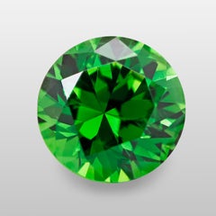 Natural Horsetail 0.91 Ct Russian Demantoid Loose Gemstone GRS Certified