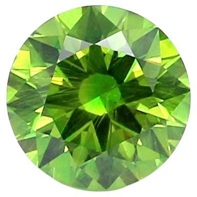 Natural Horsetail 1.03 Ct Russian Demantoid Loose Gemstone ICL Certified