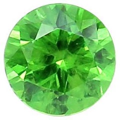 Prêle Naturelle Inclusio0.57 Ct Russian Demantoid Garnet