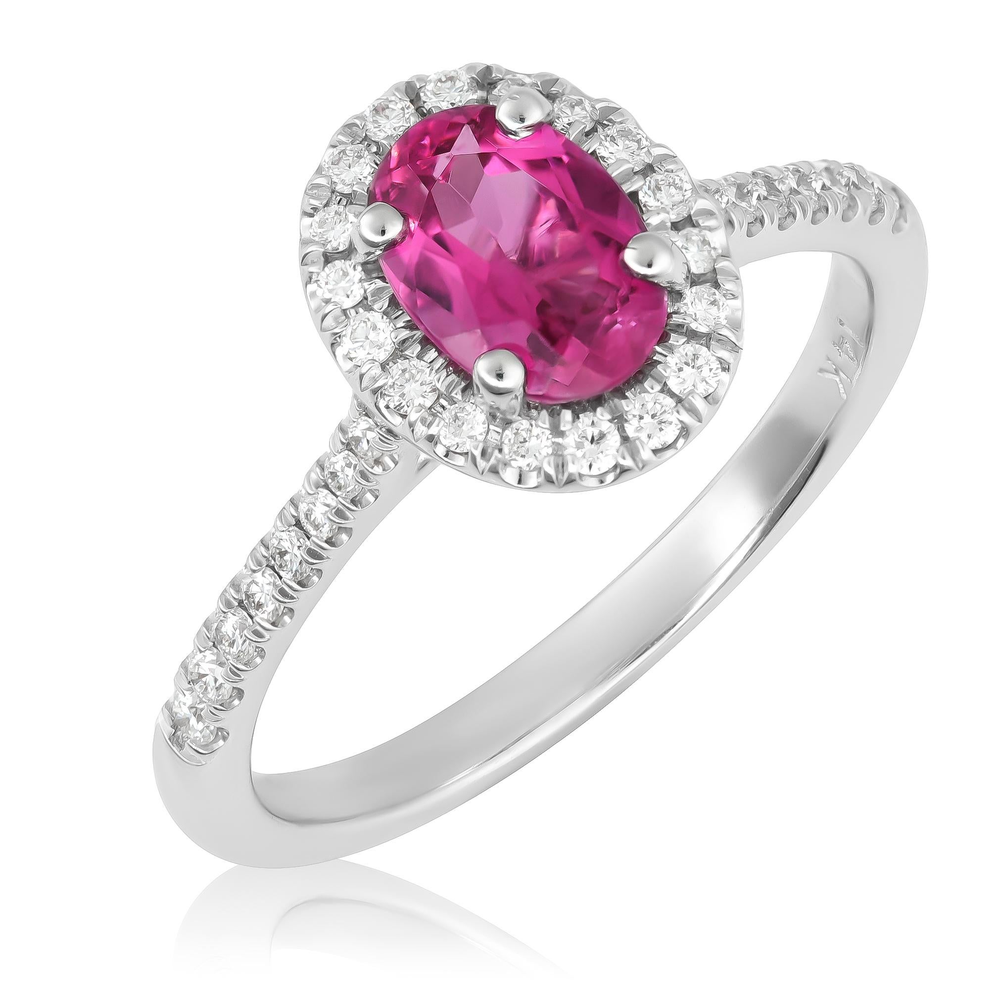 Explore the captivating allure of Rubellite, elegantly set in a beautifully crafted ring. This stunning gemstone, renowned for its rich red hue, is perfect for those who appreciate the natural beauty of minerals and the art of fine jewelry.

Metal
