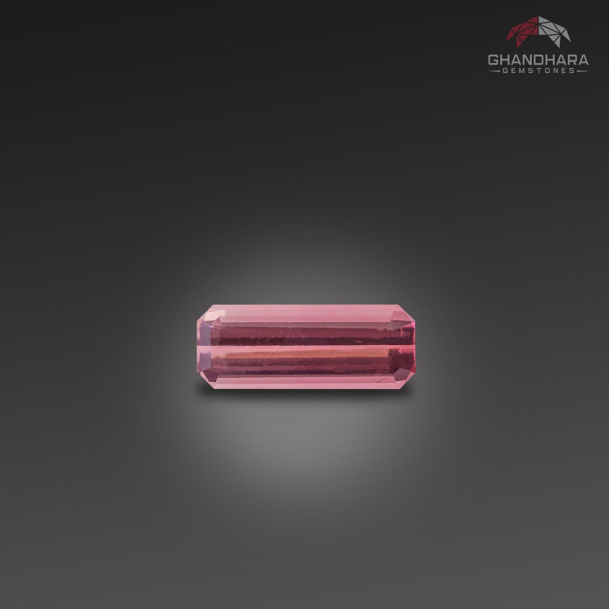 Natural Hot Pink Tourmaline From Afghanistan of 2.80 carats from Afghanistan has a wonderful cut in a Octagon shape, incredible Pink Color. Great brilliance. This gem is Loupe Clean Clarity.

Product Information
GEMSTONE TYPE:	Natural Hot Pink