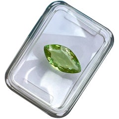 Natural IGI Certified 1.64ct Paraiba Tourmaline Yellow Green Cuprian Marquise