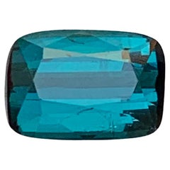 Natürlicher Indicolith Blauer Turmalin Kissenschliff 1,57Karat Lose Edelstein für Ring