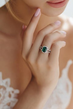 Natural Indicolite Tourmaline Diamond Ring Size 6.5 14k Gold 1.68 TCW Certified
