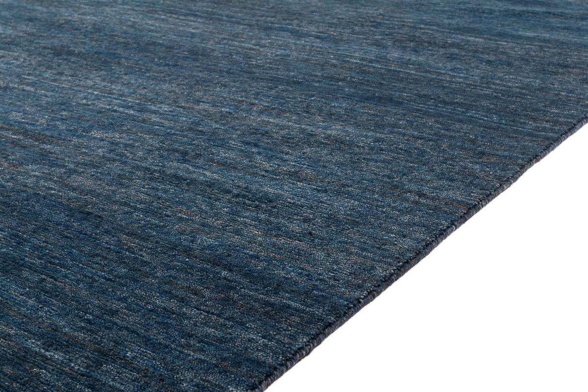 Contemporary Natural Indigo Tibetan Wool Area Rug by Carini