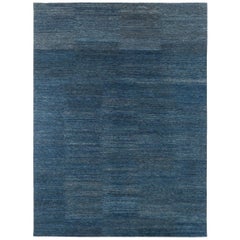 Natural Indigo Tibetan Wool Area Rug by Carini