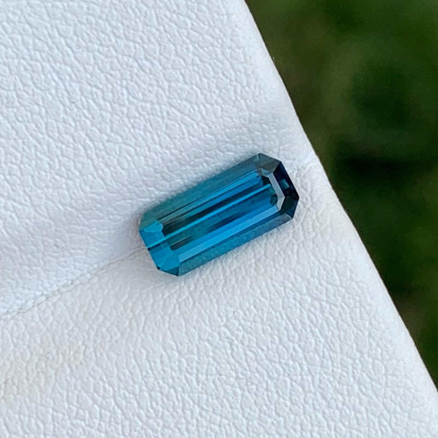 Natural Ink Blue Tourmaline For Jewelry, available For Sale At Wholesale Price Natural High Quality 1.35 Carats Loupe Clean Clarity Natural Loose Tourmaline From Afghanistan. 
Product Information:
GEMSTONE NAME: Natural Ink Blue Tourmaline For