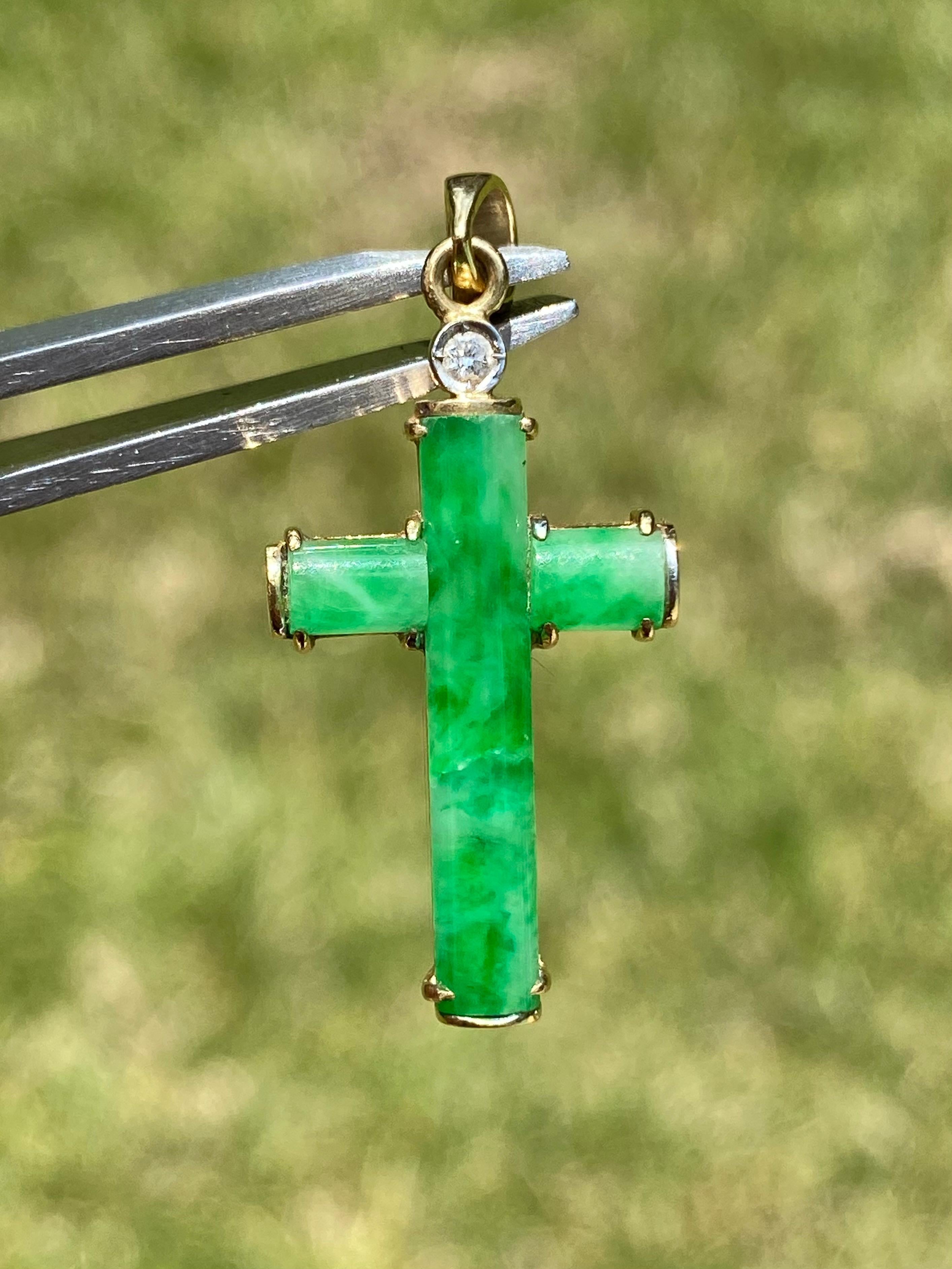 jade jesus pendant