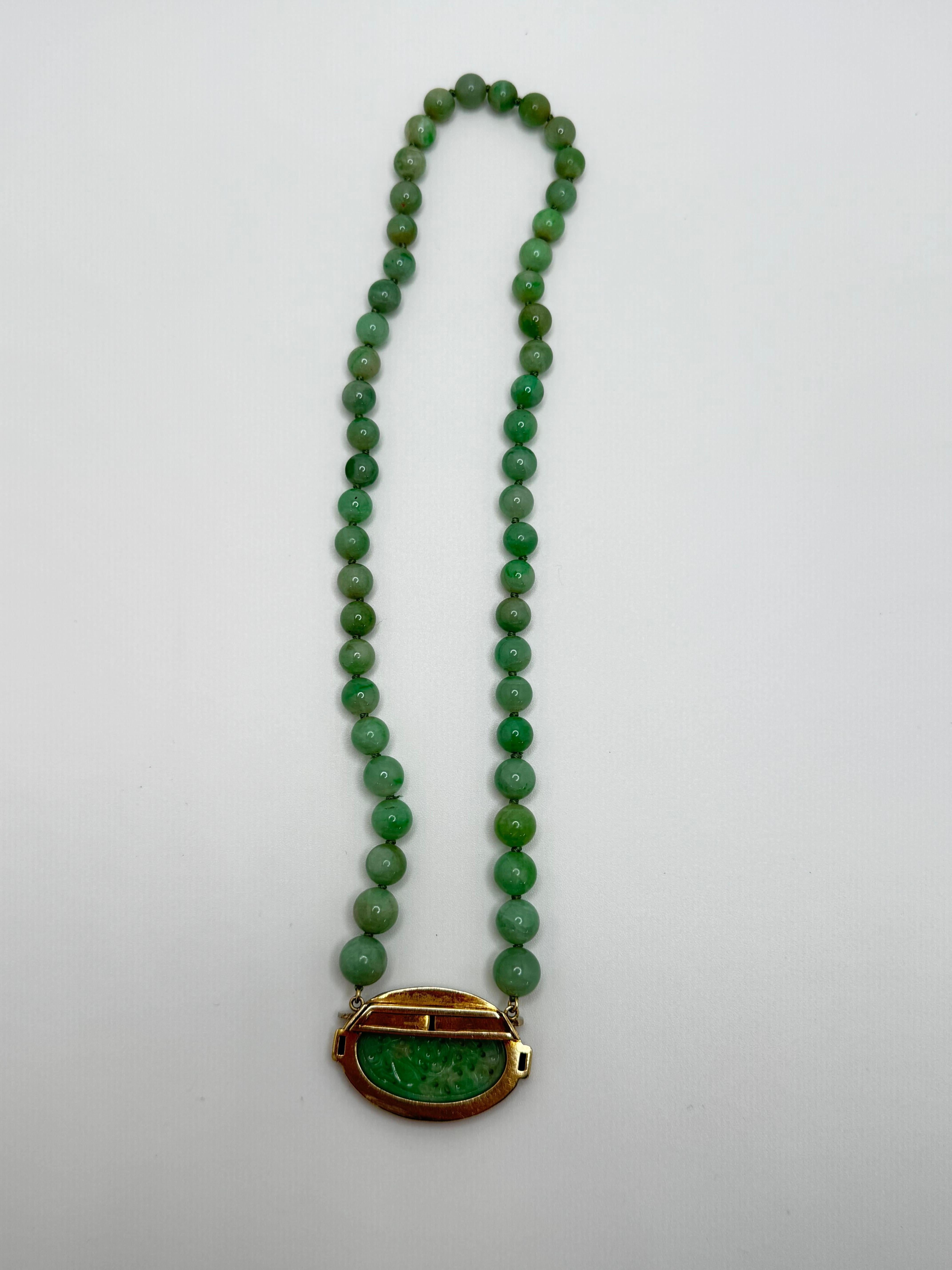 Verdant Harmony Multi-Strand Beaded Necklace in vendita 2
