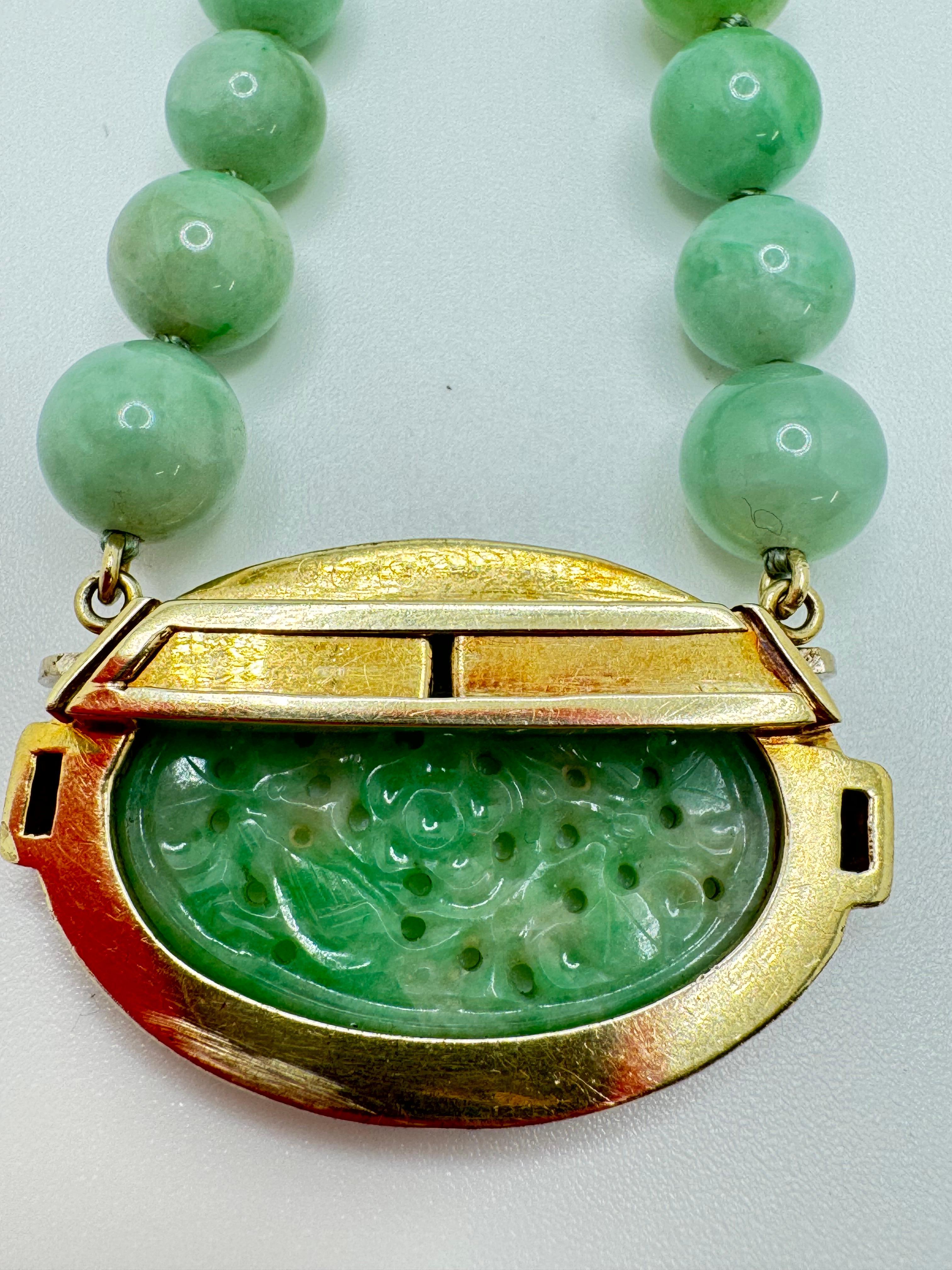 Verdant Harmony Multi-Strand Beaded Necklace in vendita 3