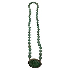 Verdant Harmony Multi-Strand Beaded Necklace