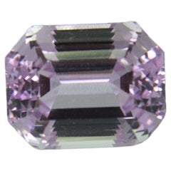 Natural Kunzite 37.98 Carats Octagonal Step Cut Certified