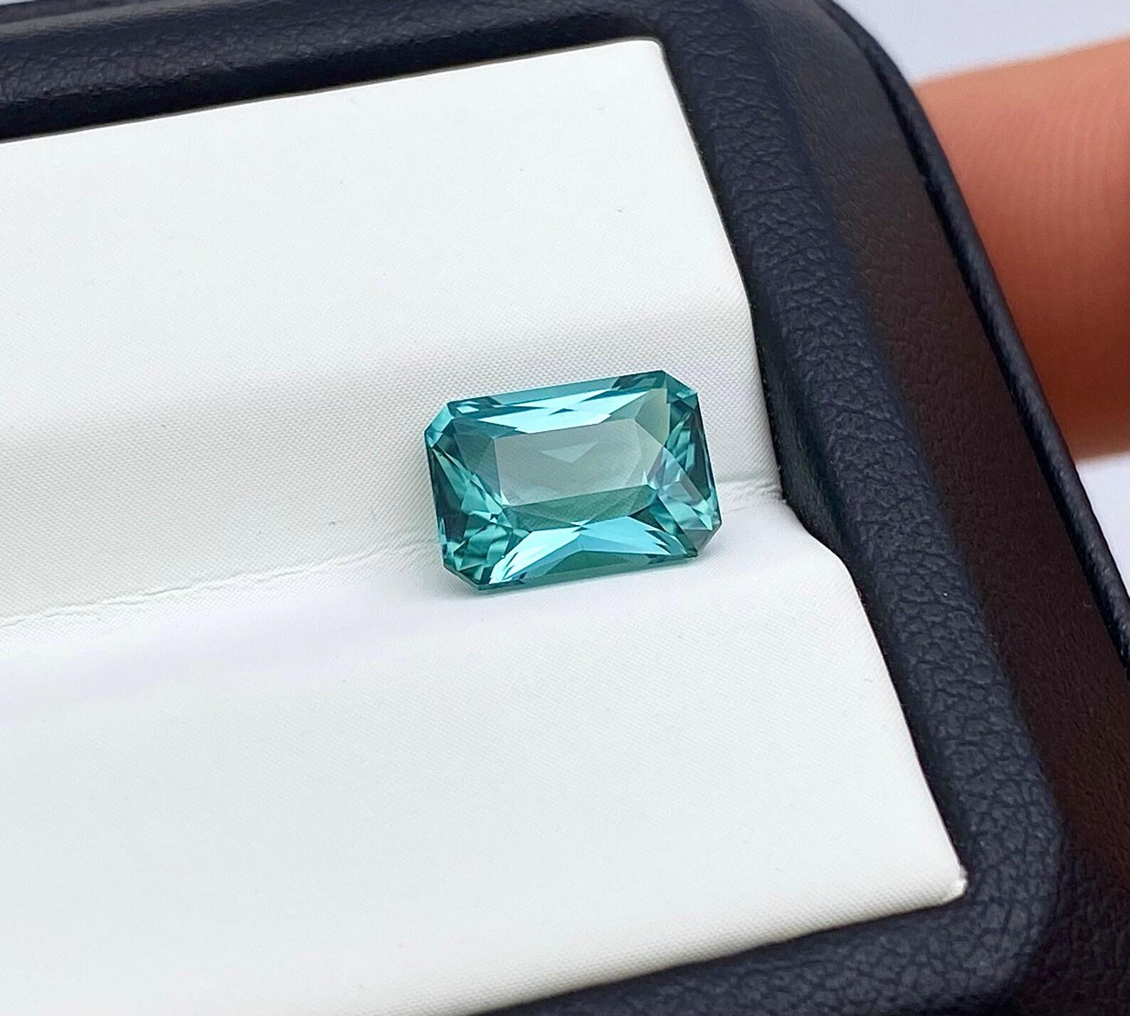 Gemma sfusa Nature Lagoon Tourmaline 2.11 ct., Alta qualità, Origine Nigeria in vendita 4