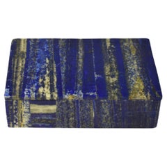 Boîte en lapis-lazuli naturel forêt de hêtre