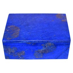 Natural Lapis Lazuli Box, Fine Grade Single Panel Top