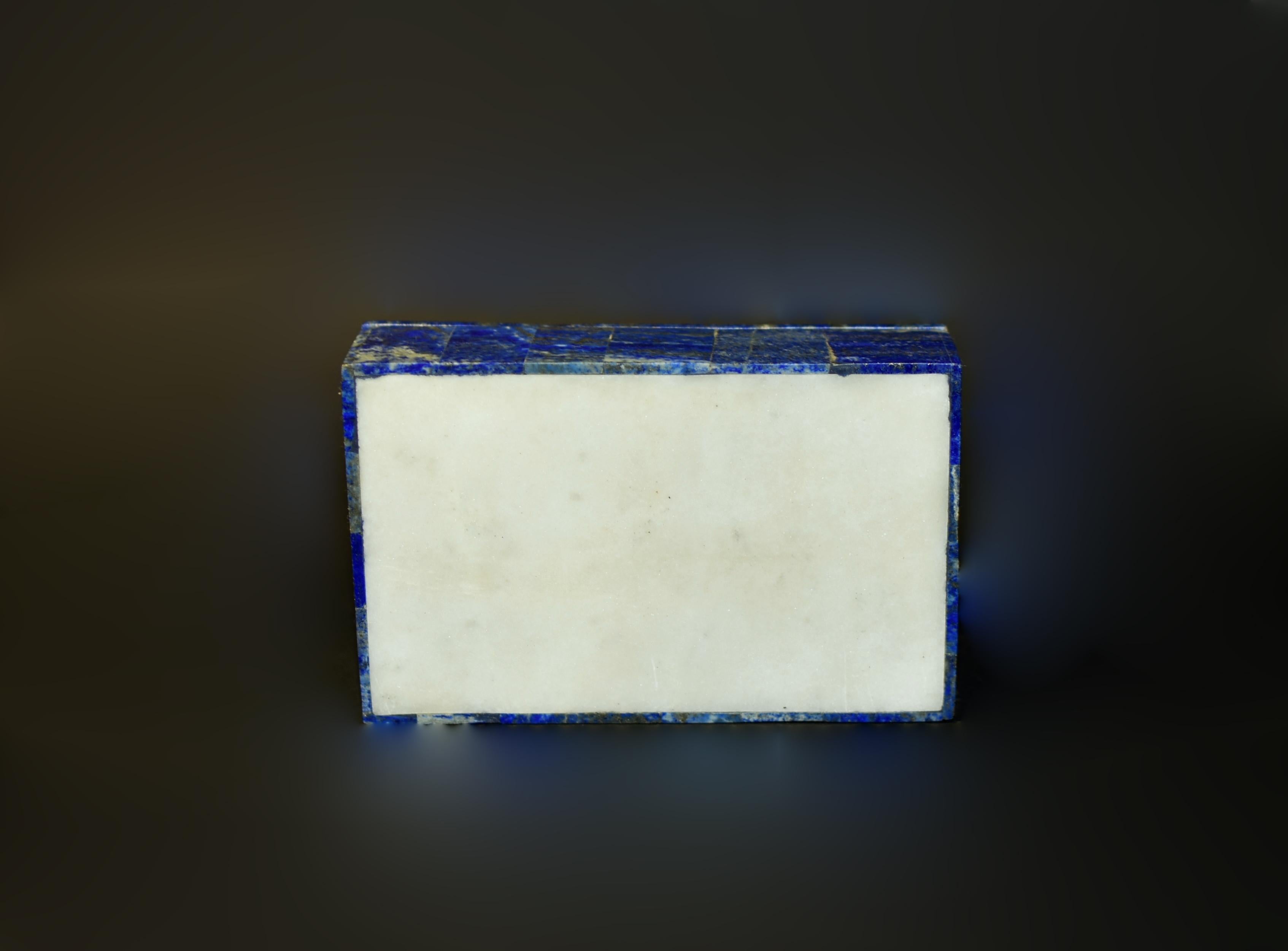 Natural Lapis Lazuli Box  For Sale 2