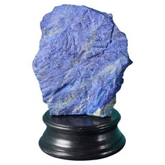 Antique Natural Lapis Lazuli Plate Specimen