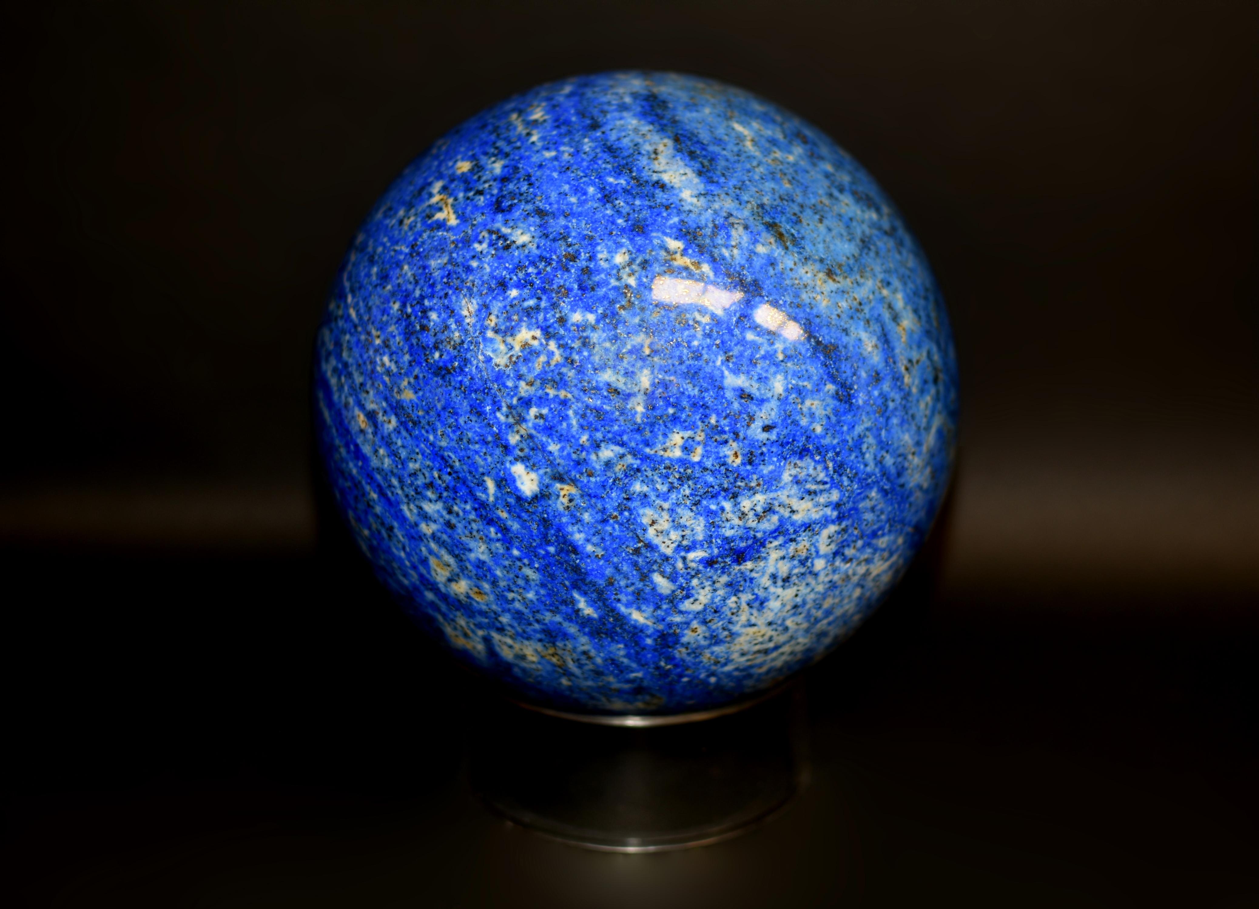 Afghan Natural Lapis Lazuli Sphere Galaxy 19 lb 7