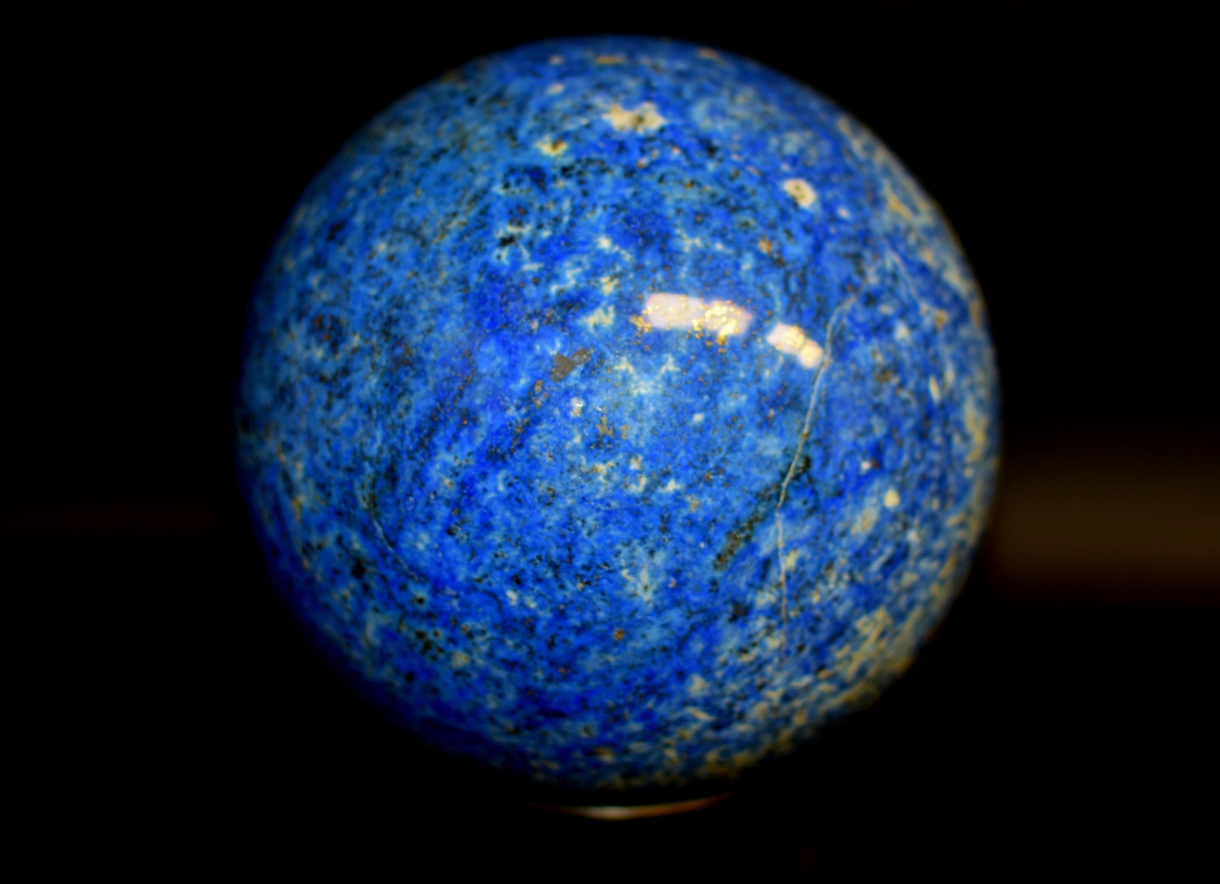 Natural Lapis Lazuli Sphere Galaxy 19 lb 7