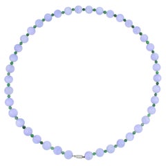 Collar de Jadeíta Lavanda Natural