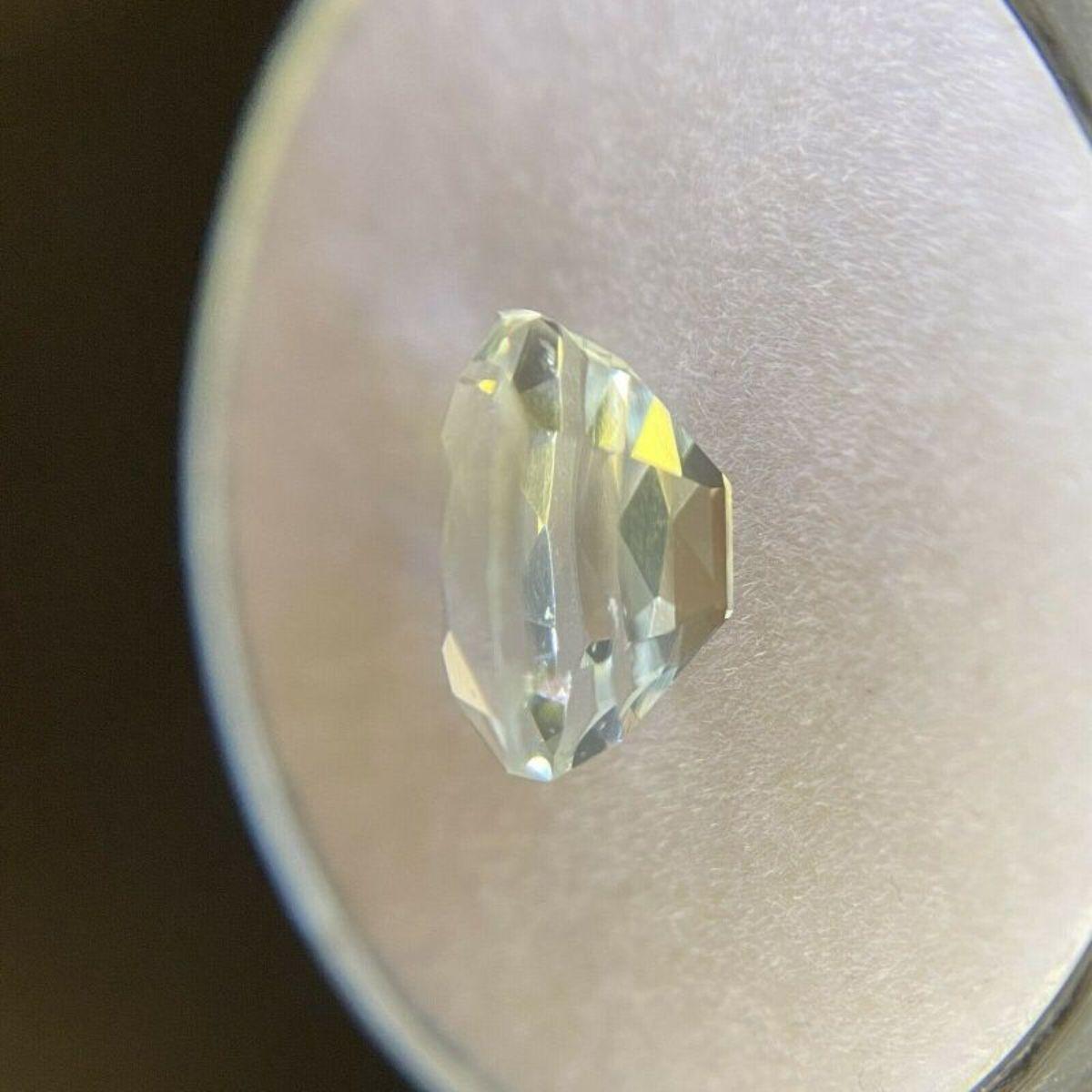 Natürlicher hellblauer Aquamarin 2,12 Karat Fancy Cushion Cut Loser Edelstein für Damen oder Herren