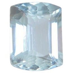 cushion cut aquamarine loose stone Natural Light Blue Aquamarine 2.50ct Fancy Cushion Cut Loose Gem
