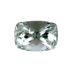 Used Natural Light Blue Aquamarine 2.84ct Fancy Cushion Cut Loose Gem