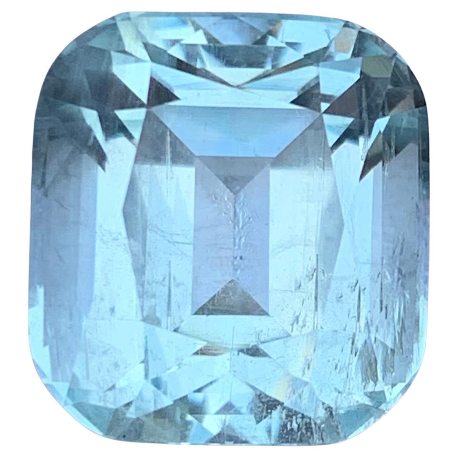 Natürlicher hellblauer Aquamarin Cushion-Schliff 18,53 Karat Loser Edelstein für Anhänger im Angebot