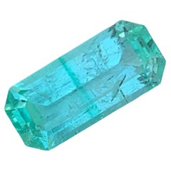 Natürlicher hellgrüner Smaragd Edelstein, Edelstein für Anhänger, Afghanischer Smaragd 2,50 Karat
