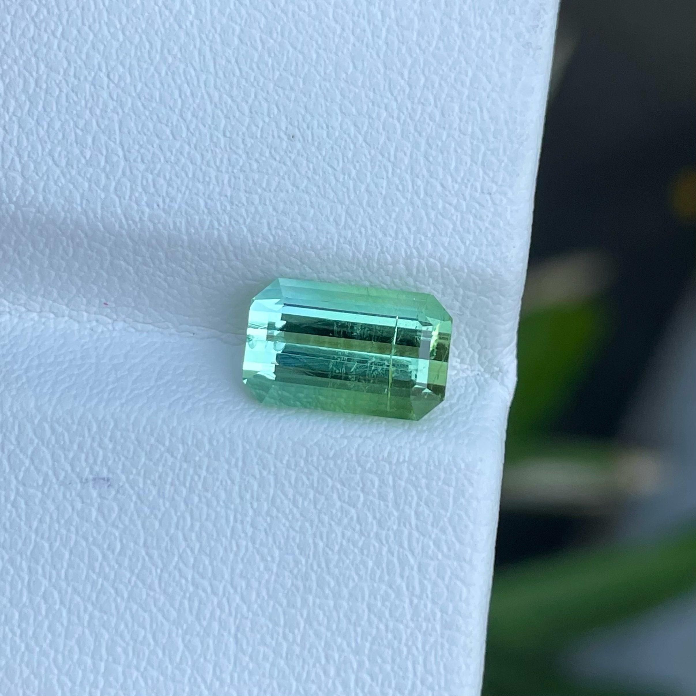 light green gemstone