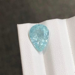 Natural Light Neon Blue Paraiba Tourmaline Pear Cut 3.19 Carats Loose Gemstone