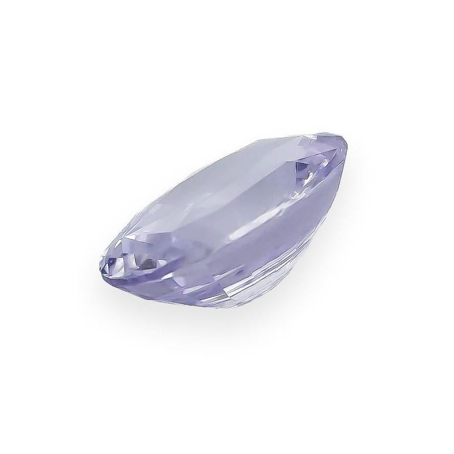 Pierre précieuse saphir violet clair naturel 2.62 carats / JupiterGem Neuf - En vente à Los Angeles, CA