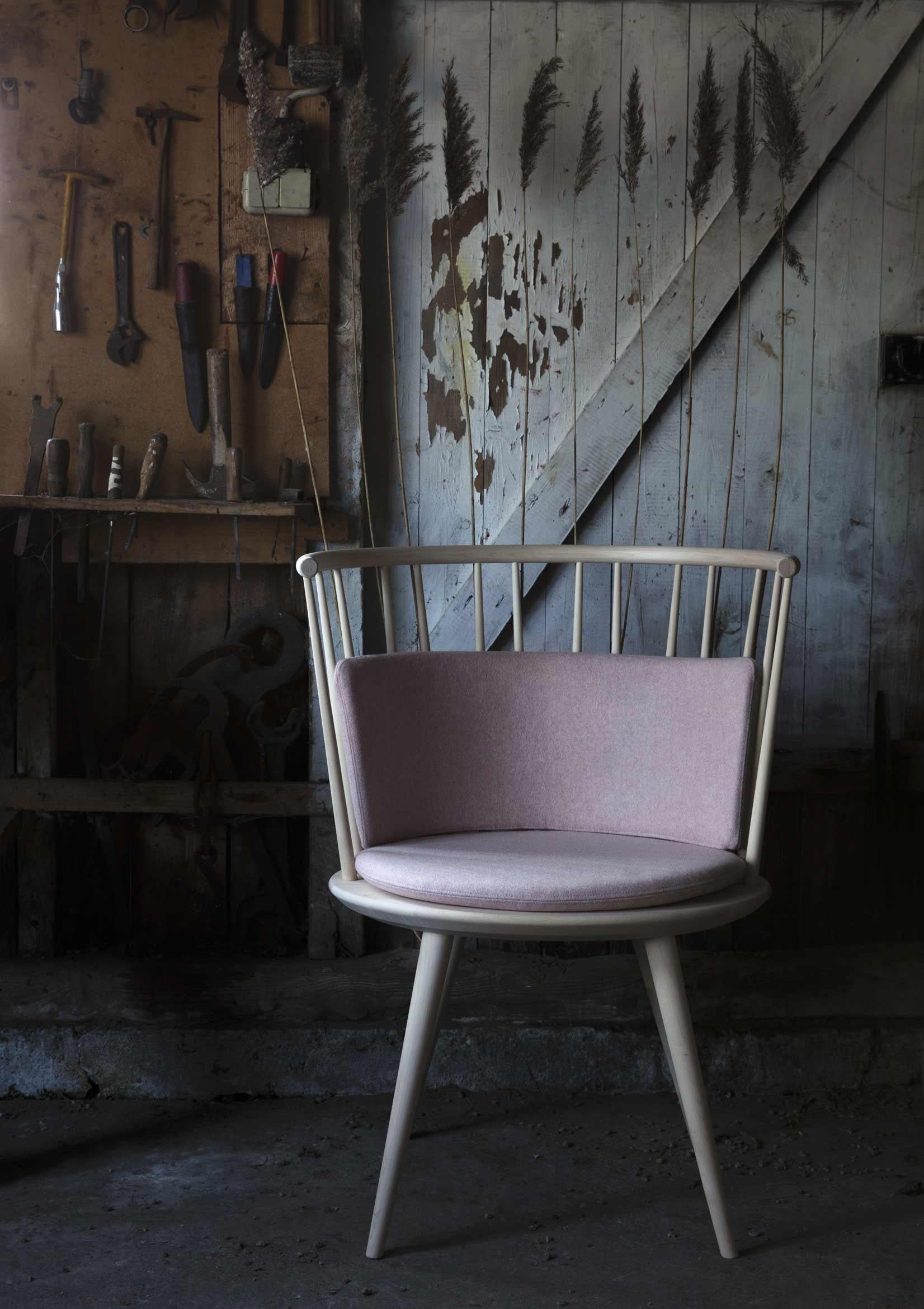 Contemporary Natural Lillängen Birch Chair by Storängen Design For Sale