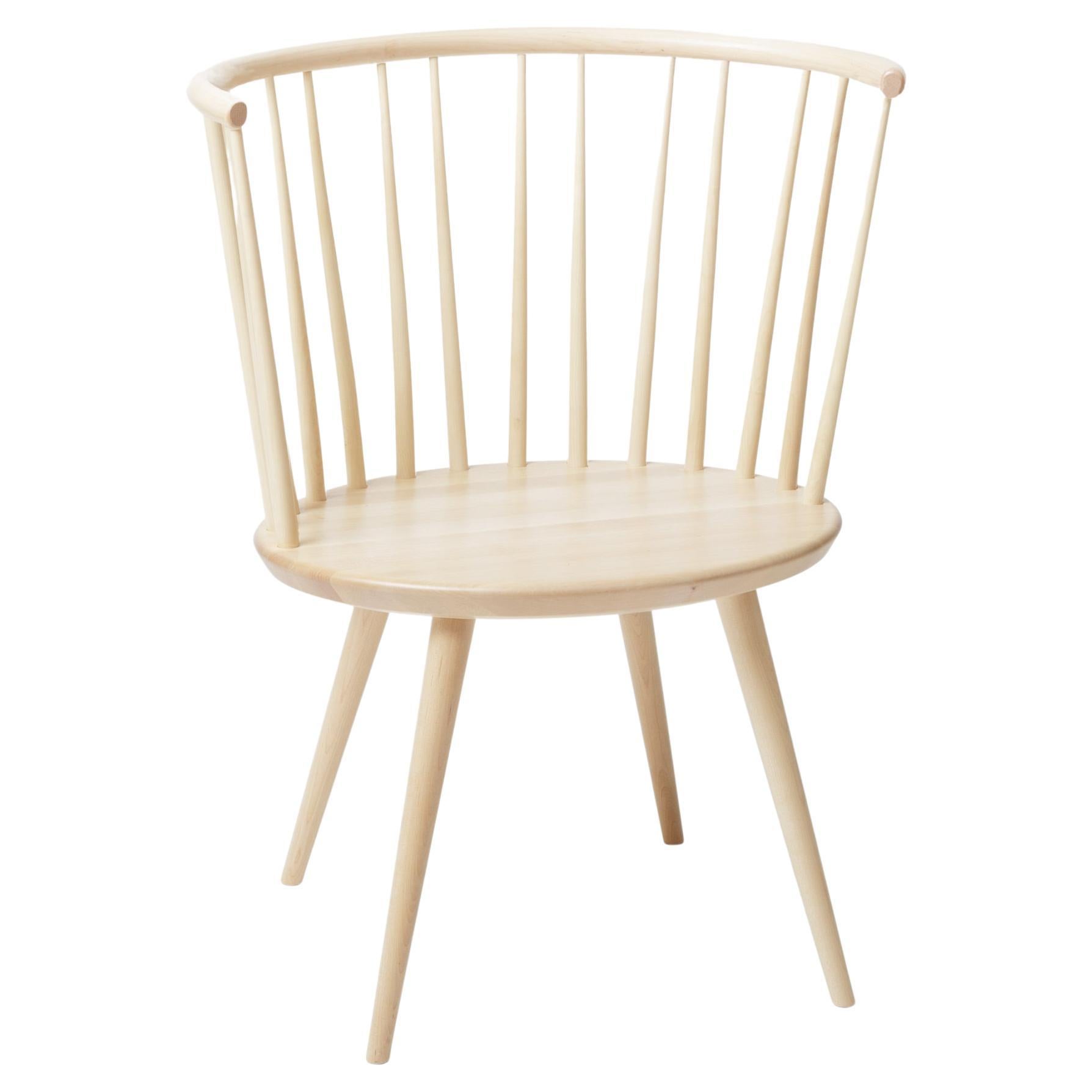 Natural Lillängen Birch Chair by Storängen Design For Sale