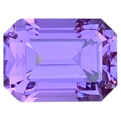 Natural Lillic Pink Color Emerald Cut Kunzite (Spodumene) Gemstone for Pendant