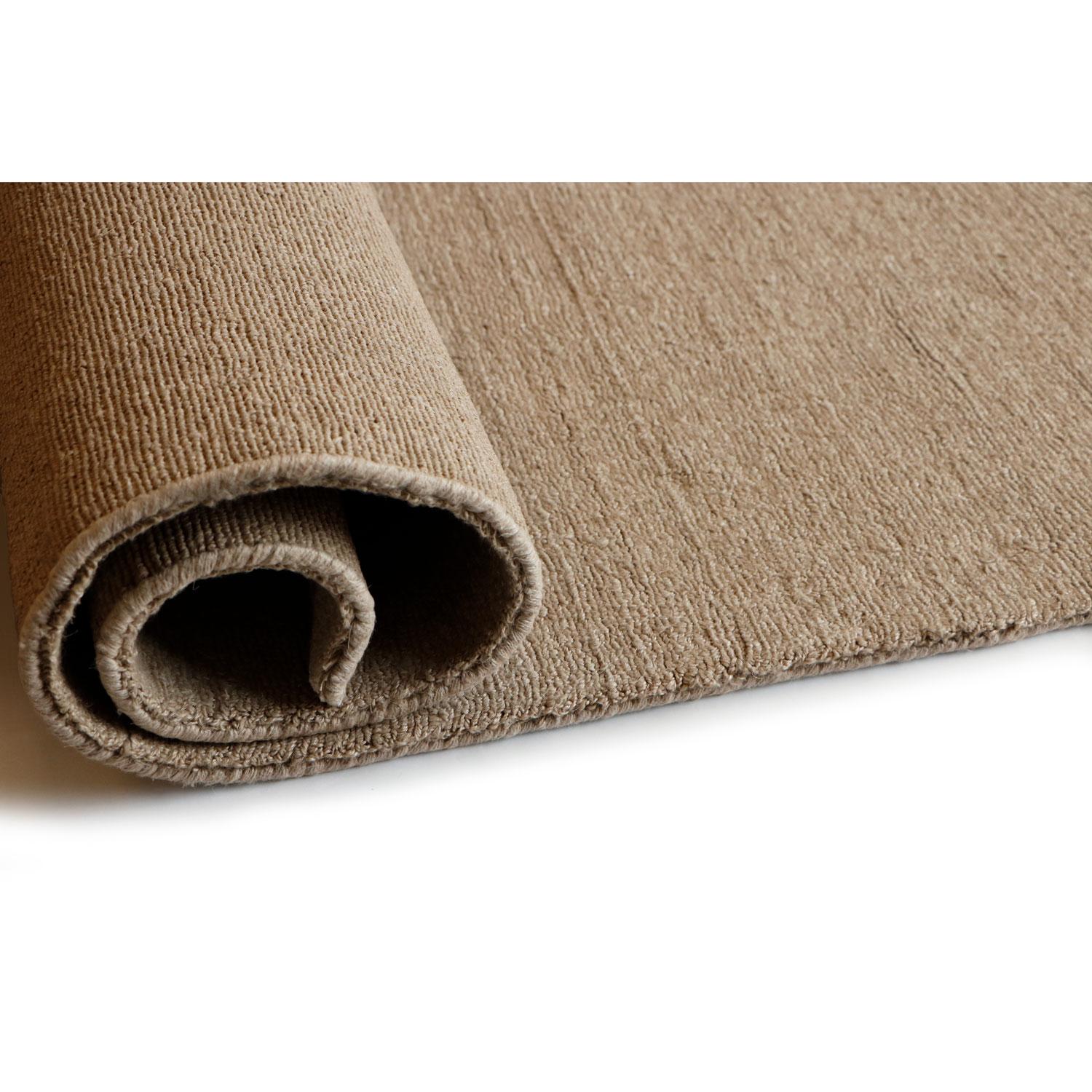 Modern Contemporary Antibacterial Natural Linen Rug by Deanna Comellini 200x300 cm For Sale
