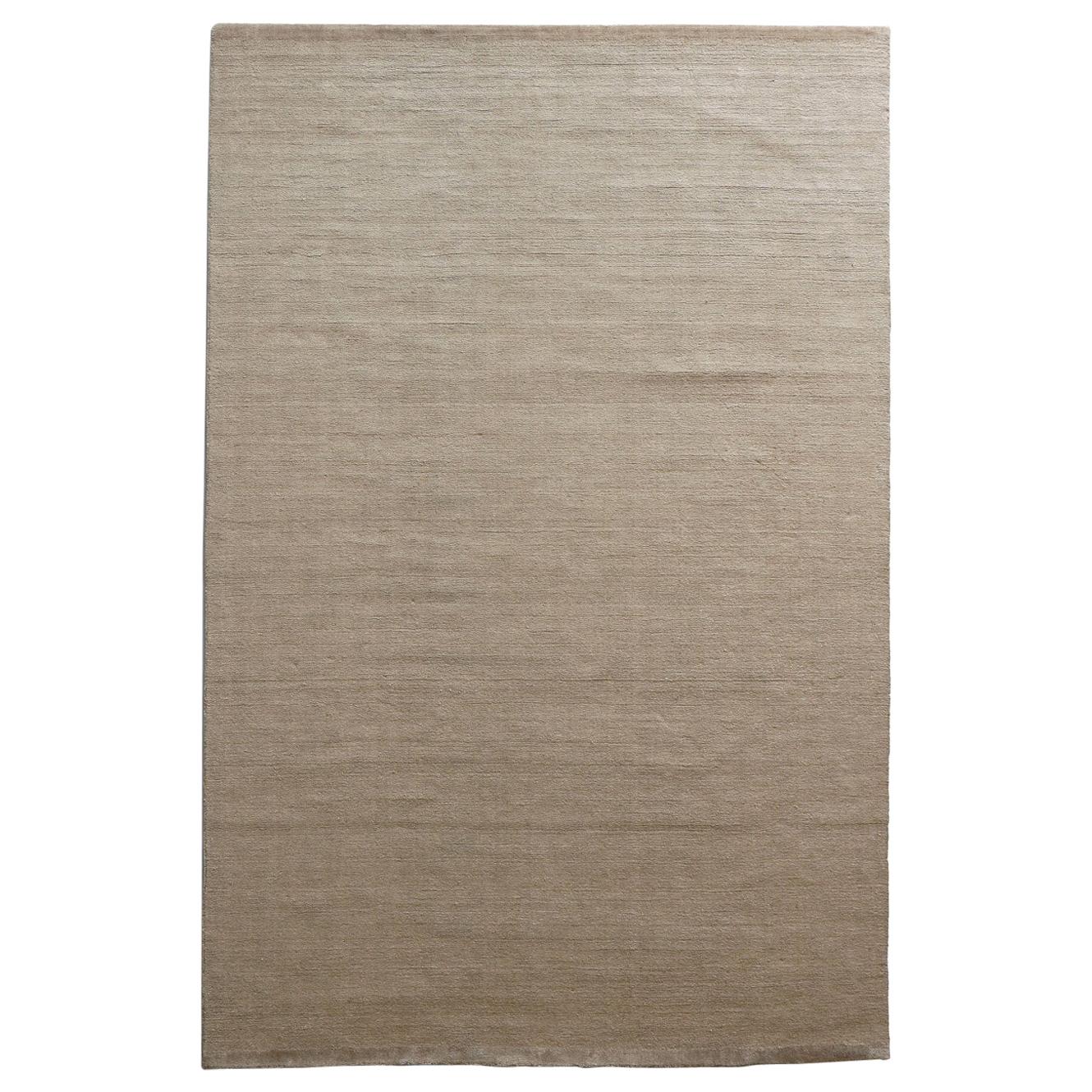 Contemporary Antibacterial Natural Linen Rug by Deanna Comellini 200x300 cm
