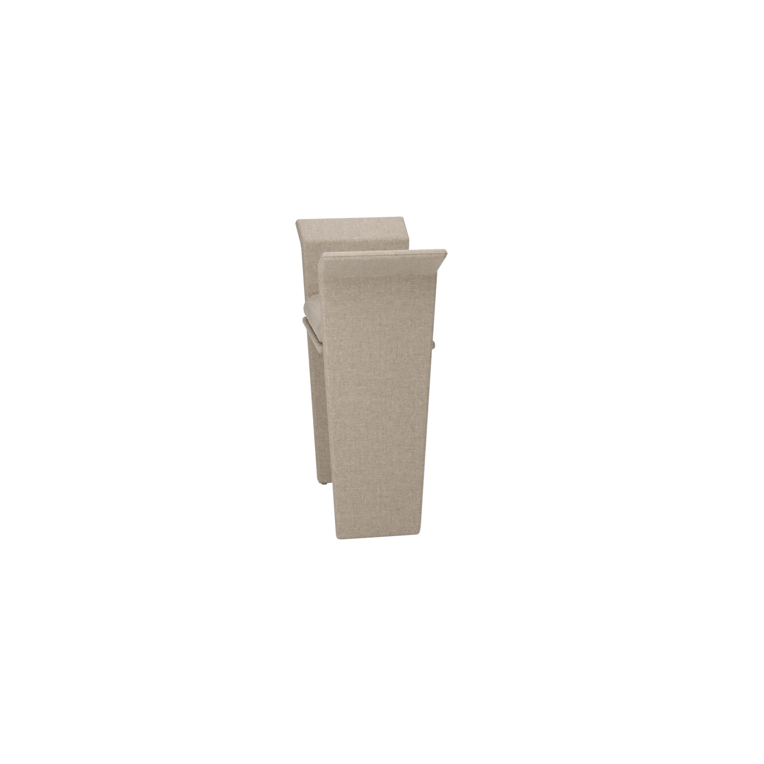 Autre Tabouret de bar moderne Panama en lin naturel en vente