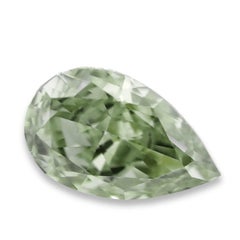 Natural Loose 1.69ct Pear Fancy Gray-Greenish Yellow VS1 GIA Certified