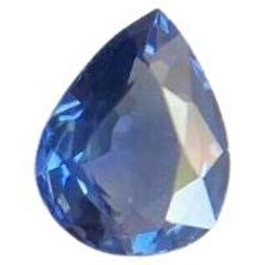 Natural Loose Blue Ceylon Sapphire 0.54ct Pear Cut Sri Lanka Loose Gem
