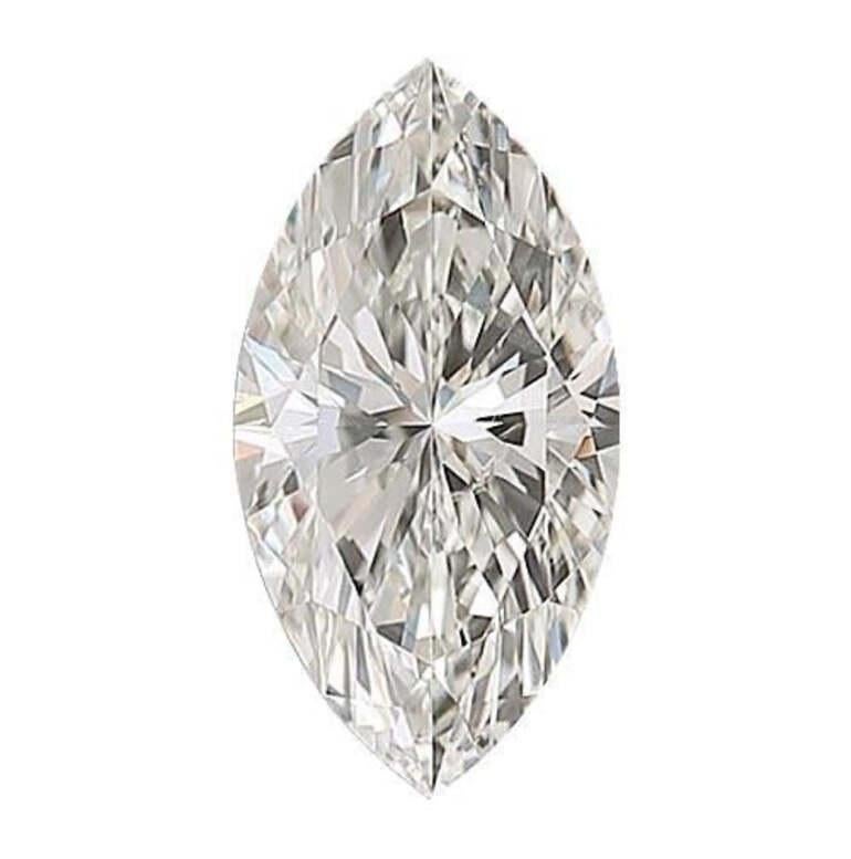 Natural Loose Diamond 0.50 Carat J SI2 Marquise Engagement Closeouts In Good Condition For Sale In New York, NY