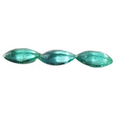 0.55Ct Natural Loose Emerald Marqiuse Shape 3 Pcs