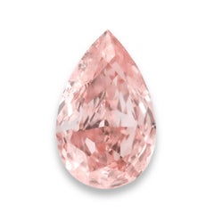 Natural Loose GIA 0.21ct Fancy Orangy Pink Pear Diamond (Natural) – SI1
