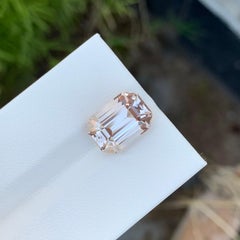 Natural Loose Golden Topaz 6.95 Carat Octagon Shape Gem For Necklace Jewellery